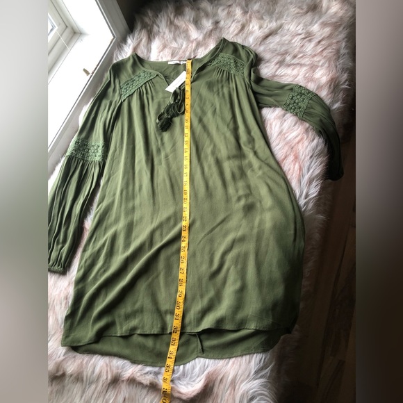 Olive Green midi dress - Picture 7 of 10